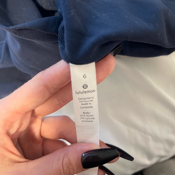 Navy Lululemon Align Leggings - Picture 3 of 3